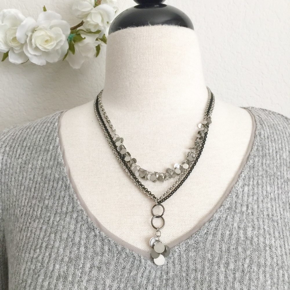 Simply Vera Vera Wang Triple Chain Necklace